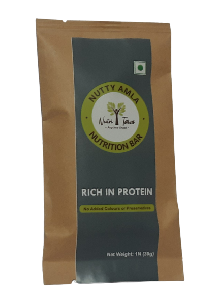 Nutty Amla nutrition bar, 30g - Great snack for weight management