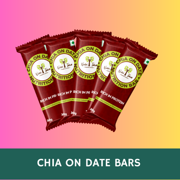 Premium Chia on Date Nutrition Bar, 30g each - Great snack for weight management