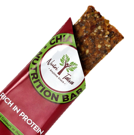 Premium Chia on Date Nutrition Bar, 30g each - Great snack for weight management